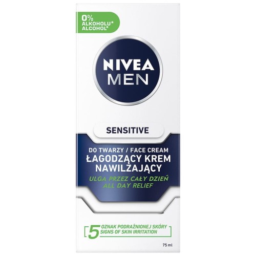 cosmen.pl | NIVEA MEN Nawilżający krem do twarzy Sensitive 75 ml