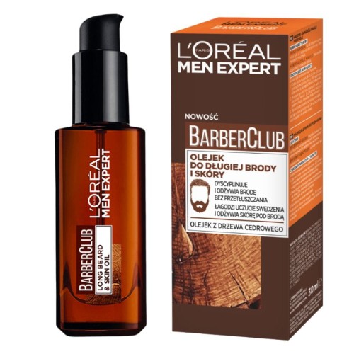 cosmen.pl L’Oréal Men Expert Barber Club Olejek do długiej brody i skóry 30 ml.jpg