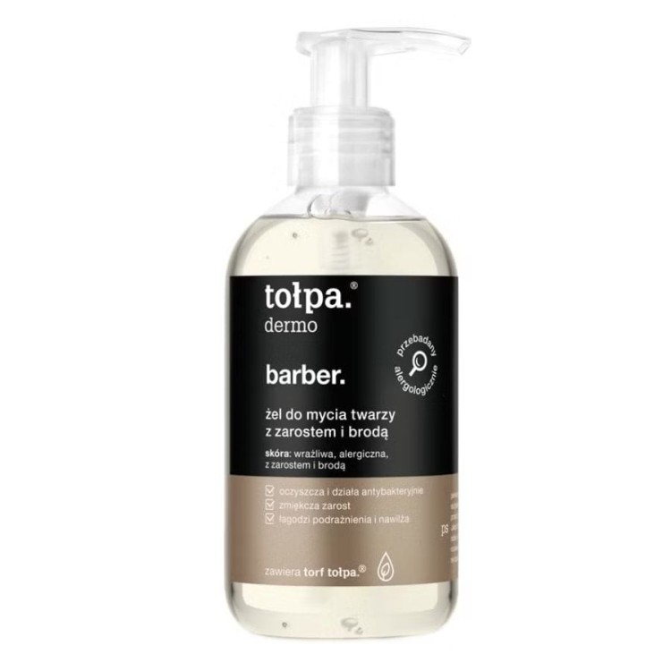 cosmen.pl TOŁPA Dermo Barber Żel do mycia twarzy z zarostem i brodą 150 ml.jpg