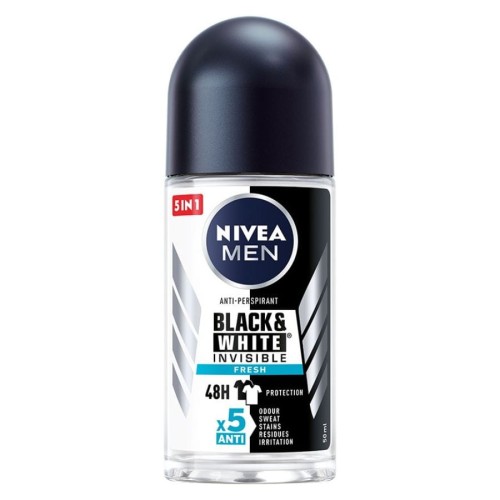 cosmen.pl NIVEA MEN Antyperspirant w kulce Black &amp; White Invisible Fresh 50 ml.jpg