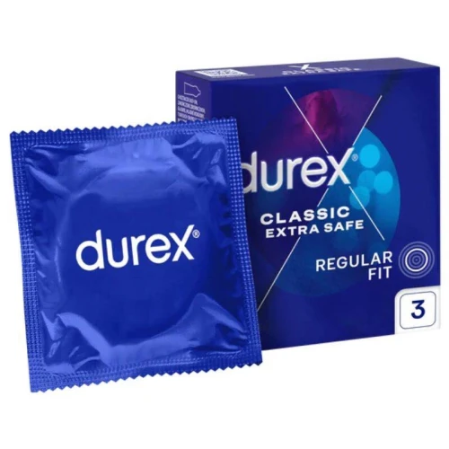 DUREX Classic Extra Safe Prezerwatywy klasyczne 3 sztuki