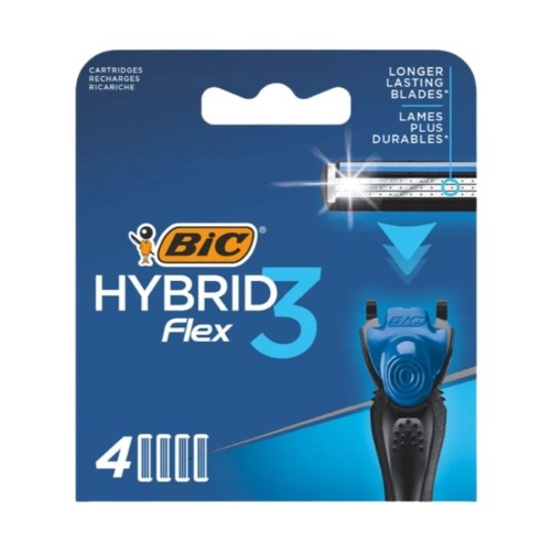 cosmen.pl BIC Hybrid Flex 3 Wkłady wymienne 3-ostrzowe 4 szt..jpg